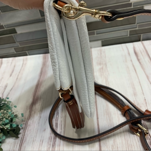 Dooney & Bourke Pebble Grain Foldover Zip Crossbody Bag - Picture 11 of 16